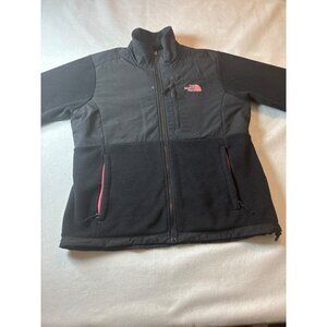 The North Face Womens Black Fleece Jacket Size M With Full Zip And Pockets